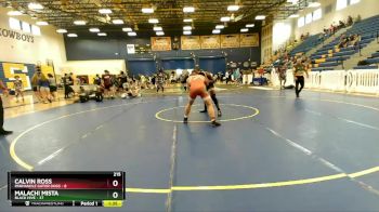 215 lbs Placement (16 Team) - Malachi Mista, Black Hive vs Calvin Ross, Panhandle Gator Dogs