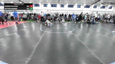 72 lbs Round Robin 1 - Parker Falcone, Revival Pink-EL vs Keyvon Barbee, Peer Pressure Elite -EL