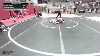 61 lbs 5th Place - Elijah Kroll, Raw Wrestling Club vs Tracen Goins, G3 Grappling