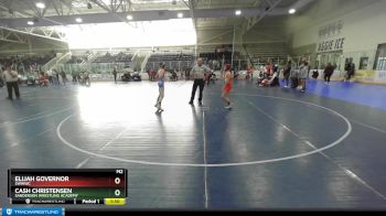 90 lbs Round 3 - Cash Christensen, Sanderson Wrestling Academy vs Elijah Governor, SWWWC