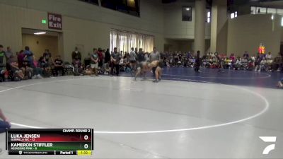 132 lbs Round 2 Champ & Wb (32 Team) - Luka Jensen, Guerilla WC vs Kameron Stiffler, Assassins Pink