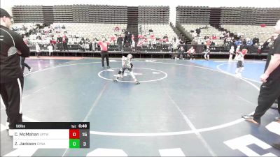 56 lbs Rr Rnd 2 - Carter McMahan, Upper Township vs Zachary Jackson, Dynamic