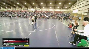 52 lbs Quarterfinal - Samuel Henstra, JWC vs Taft Poulson, Unattached