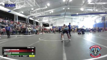 115 lbs Cons. Semi - Bentlee Diediker, Linn County vs Carsen Hanshaw, Beatrice