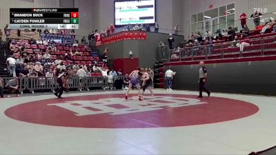 126 lbs Cons. Round 3 - Brandon Buck, Father Ryan High School vs Cayden Fowler, Friendship Christian School