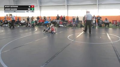 48 lbs Round 5 (8 Team) - Asher Haugen, Donahue WA vs Wyatt Getgood, Warner Elite