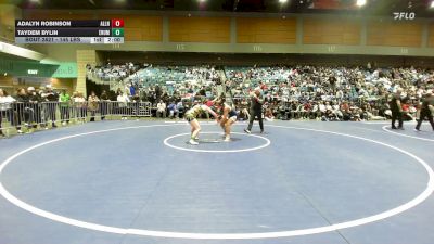 145 lbs 3rd Place - Adalyn Robinson, Allen vs Taydem Bylin, Enumclaw