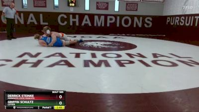 197 lbs Semifinal - Derrick Steinke, Minnesota State Mankato vs Griffin Schultz, Luther