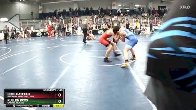 140 lbs Cons. Round 3 - Kullen Koos, Gabriel Richard vs Cole Hatfield, Mothman Wrestling Club