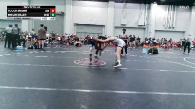 129 lbs Cons. Round 1 - Rocco Mauro, Dayton Bandits WC vs Josiah Miller, Mallard Creek Wrestling Club