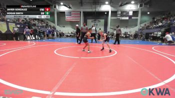 61 lbs Round Of 16 - Javier Gonzalez, Kiefer Youth Wrestling Club vs Hogan Smith, Raw Wrestling Club