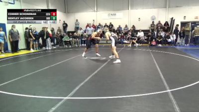 141-143 lbs 1st Place Match - Bentley Jacobsen, Independence vs Conner Schoneman, Cedar Falls