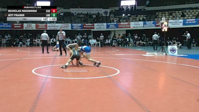 120 lbs Finals (2 Team) - Jett Fraser, Lakeside vs Nicholas Kedzierski, Stafford