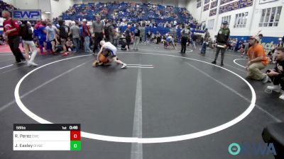 58 lbs Quarterfinal - Ralph Perez, Cowboy Wrestling Club vs Jackson Easley, Division Bell Wrestling