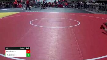 125 lbs Champ. Round 1 - Xander Birakos, California vs Matthew Loftis, Mad Dawg Wrestling Club