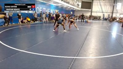 160 lbs Quarterfinal - Maryam Ndiaye, Augustana (IL) vs Olivia Cotton, Cornell College
