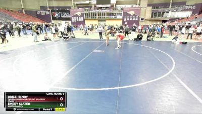 175 lbs Cons. Round 3 - Emery Slater, North Dakota vs Brice Henry, Thoroughbred Wrestling Academy (TWA)