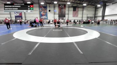106 lbs Consi Of 64 #2 - Jonovan Gutierrez, CO vs Greyson Boner, OH