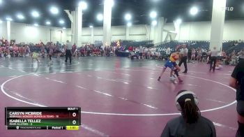 115 lbs Round 1 (8 Team) - Carsyn Mcbride, Nebraska Wonder Women (A Team) vs Isabella Tellez, MIAMI ALLSTARS