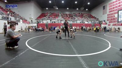 52 lbs Quarterfinal - Greyson Sumrall, Harrah Little League Wrestling vs Liam Avalos, Standfast