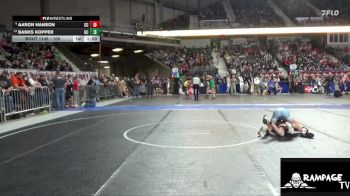 105 lbs Quarterfinal - Banks Kopper, Gray County vs Aaron Hanson, Clay County