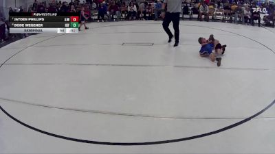 20 lbs Semifinal - Bode Wegener, Humphrey St. Francis vs Jayden Phillips, Ashland-Greenwood Jr Wrestling