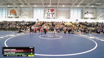 Round 2 - Jayson Zaryk, Fairport Jr. Red Raiders Wrestling vs Tallon Price, Whitney Point Youth Wrestling Club