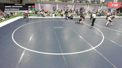 Junior Boys - 126 lbs Cons. Round 4 - Isaac Ronquillo, Driller Wrestling Club vs Gabriel Muilenburg, Team Idaho Wrestling Club