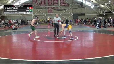 165 lbs Champ. Round 1 - CJ Glaropoulos, Western New England vs Chase Anestis, Plymouth State