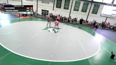 121-125 lbs Cons. Round 2 - Michael Benge, Ottawa Wolfpack Wrestling Club vs Cole Harris, Reed Custer
