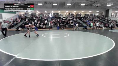 120 lbs Cons. Round 5 - Michael Robertson, Bentonville West High School vs Braxton Wilson, The Best Wrestler