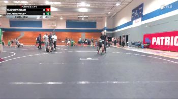 50 lbs Cons. Semi - Mason Walker, James Island Youth Wrestling vs Dylan Rohloff, Summerville Take Down