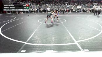 112 lbs Round Of 16 - Finley Taylor, Lawrence Elite WC vs Ximena Munoz, Fighting Turtles WC