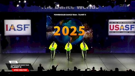 Powerhouse Dance Team - Planet X [2025 Open Coed Pom Semis] 2025 The Dance Worlds
