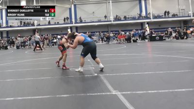 285 lbs Round Of 64 - Everest Ouellette, NC State - UnAttached vs Brody Kline, F&m