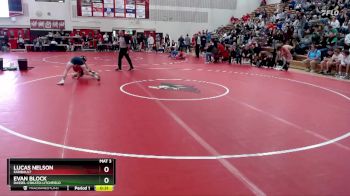 127 lbs Cons. Round 3 - Lucas Nelson, Faribault vs Evan Block, Dassel-Cokato-Litchfield