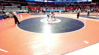 3A 144 lbs Cons. Round 2 - Marcus Quintana, Aurora (West Aurora) vs Matthias Hautzinger, Addison (A. Trail)