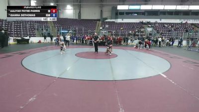 103 lbs Quarterfinal - Aaliyah Payne-Parris, Sacred Heart vs Gianna DeThomas, Kean