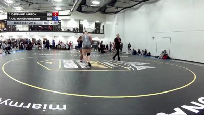 207 A Cons. Round 3 - Josephine Larson, Sacred Heart University vs Aaliyah Grandberry, Grand Valley State University