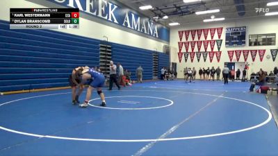 JV-38 lbs Round 2 - Karl Westermann, Clear Creek-Amana vs Dylan Branscomb, Solon