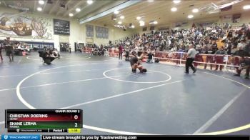 152 lbs Champ. Round 2 - Shane Lerma, Marina vs Christian Doering, Hemet