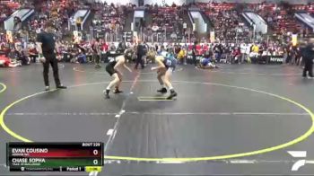 107 lbs Champ. Round 2 - Chase Sopha, Yale Jr Bulldogs vs Evan Cousino, Adrian WC