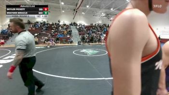 157 lbs Cons. Round 2 - Skyler Pickett, Saratoga vs Brayden Miracle, Natrona County