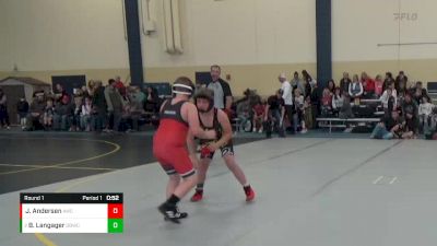 115 lbs Round 1 - Beau Langager, Dakota Boyz Wrestling Club vs Jacob Andersen, Amery Wrestling Club