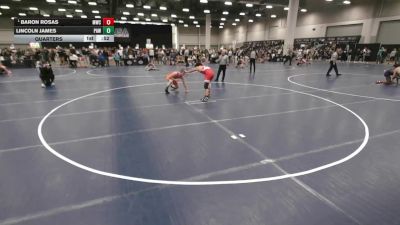 150 lbs Quarters - Baron Rosas, Maize Wrestling Club vs Lincoln James, Panther Amateur Wrestling