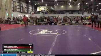 106 lbs Placement (4 Team) - Bryce Kirkland, TROJAN WRESTLING CLUB vs Kaeden Hubbard, GREAT BRIDGE WRESTLING CLUB