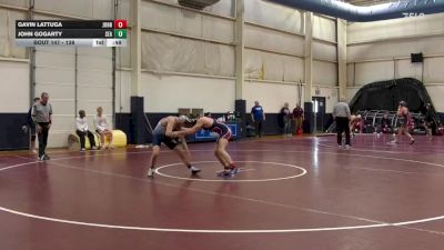 138 lbs Cons. Round 1 - Gavin Lattuga, St. John The Baptist vs John Gogarty, St. Joseph, Sea