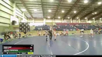 70 lbs Round 2 (8 Team) - Maci May, IDAHO vs Aspen Comstock, UTAH 2