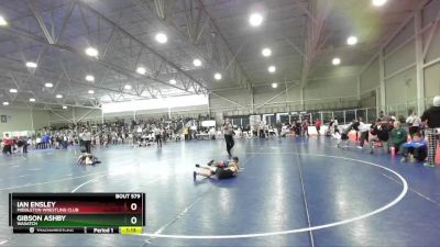 75 lbs Cons. Round 3 - Ian Ensley, Middleton WRESTLING CLUB vs Gibson Ashby, Wasatch