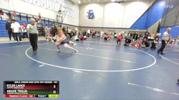 80 lbs 3rd Place Match - Kenzie Trolin, Carbon Middle School vs Kylee Lance, Uintah Wrestling